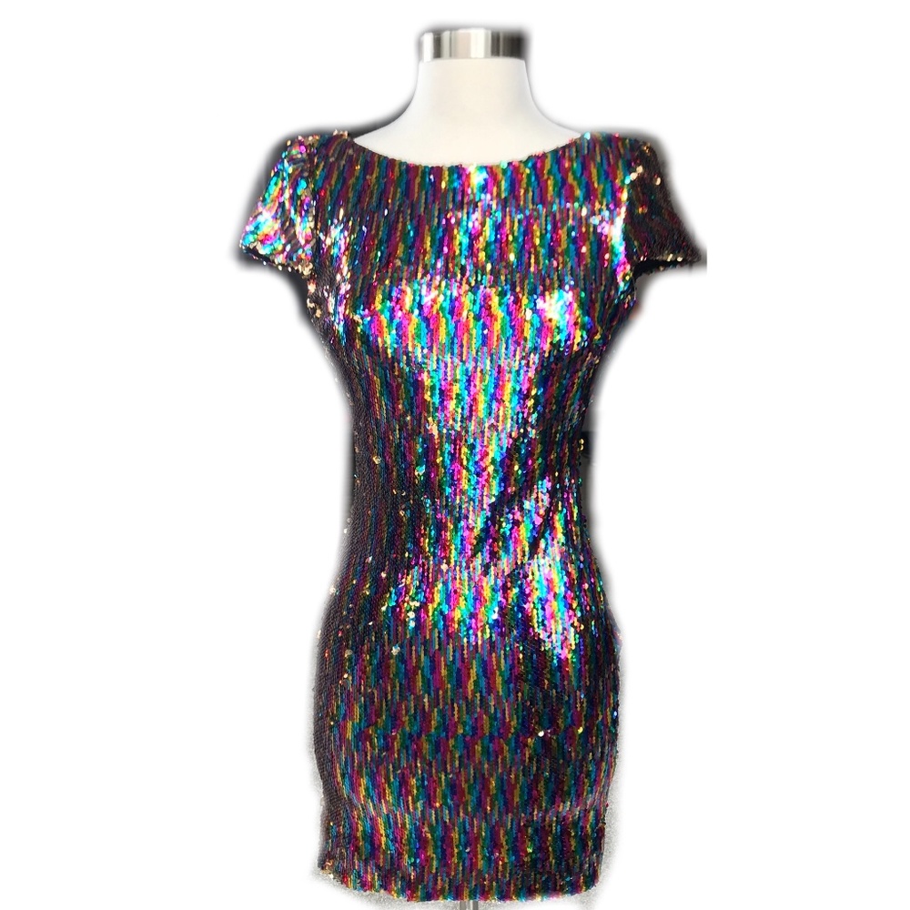 NWT Dress the Population Tabitha Sequin Dress